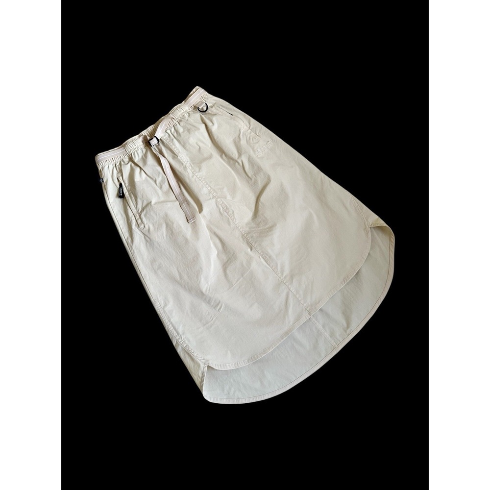 Adidas Originals Womens Sz 14 Maxi Active Skirt‎ Cream Sun Embroidered